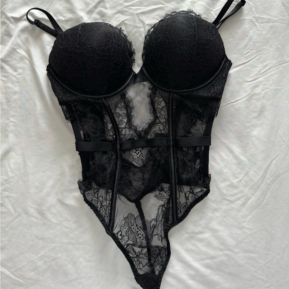 Victoria secret black body suit